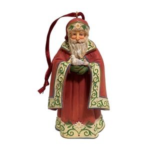 Wonders of Christmas 2007 Judith Griffith Demdaco Santa Dove Christmas Ornament